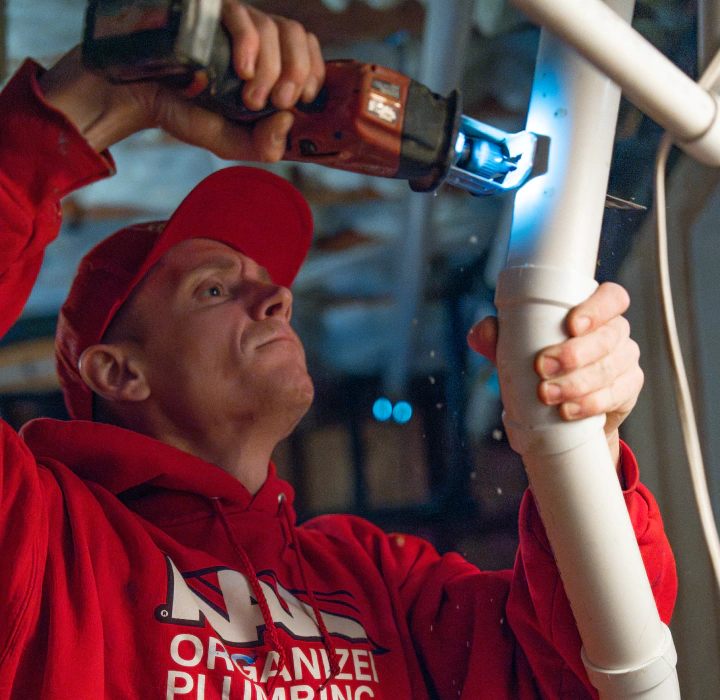 pipe repair in a house